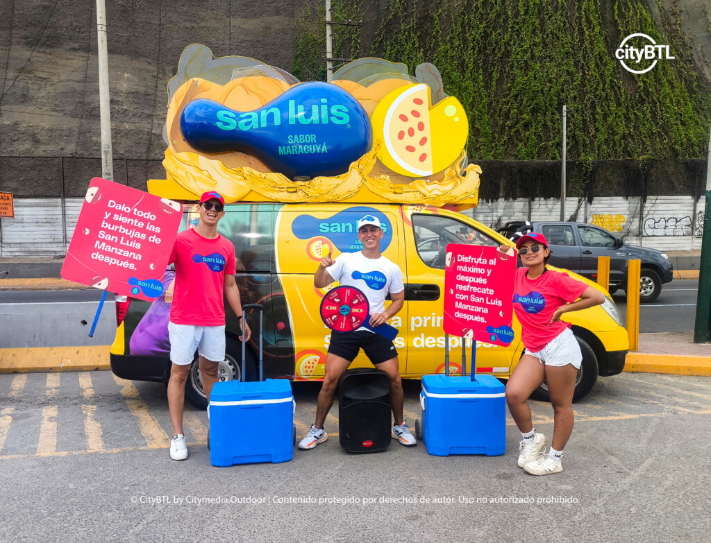 van h1 publicitaria san luis influercers movilidad btl citybtl activacion btl y movilidad